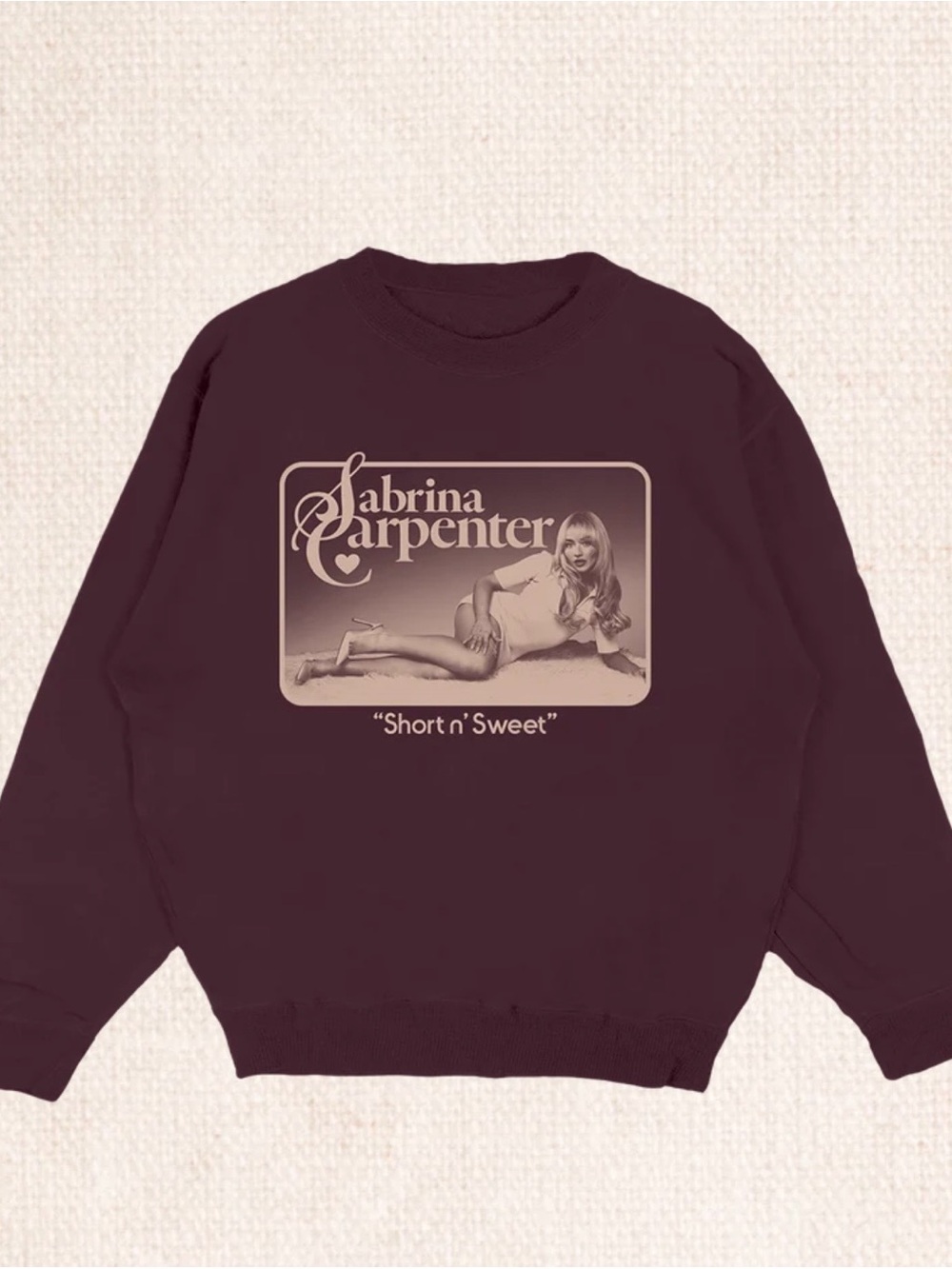 NWOT [Size: S] Sabrina Carpenter Short N’ Sweet Tour Crewneck